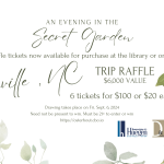 Asheville, NC Trip Raffle Tickets Now Available